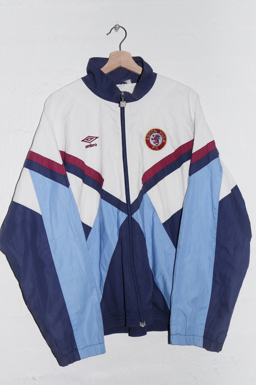 1990-92 Umbro Aston Villa Football Training Track Jacket (Rare) (L)