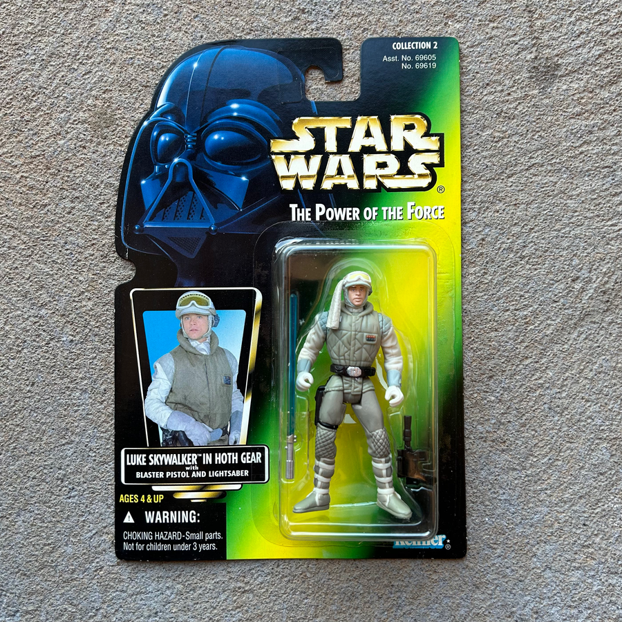 (BRAND NEW) Vintage Kenner Star Wars Luke Skywalker Hoth Figurine (1996)