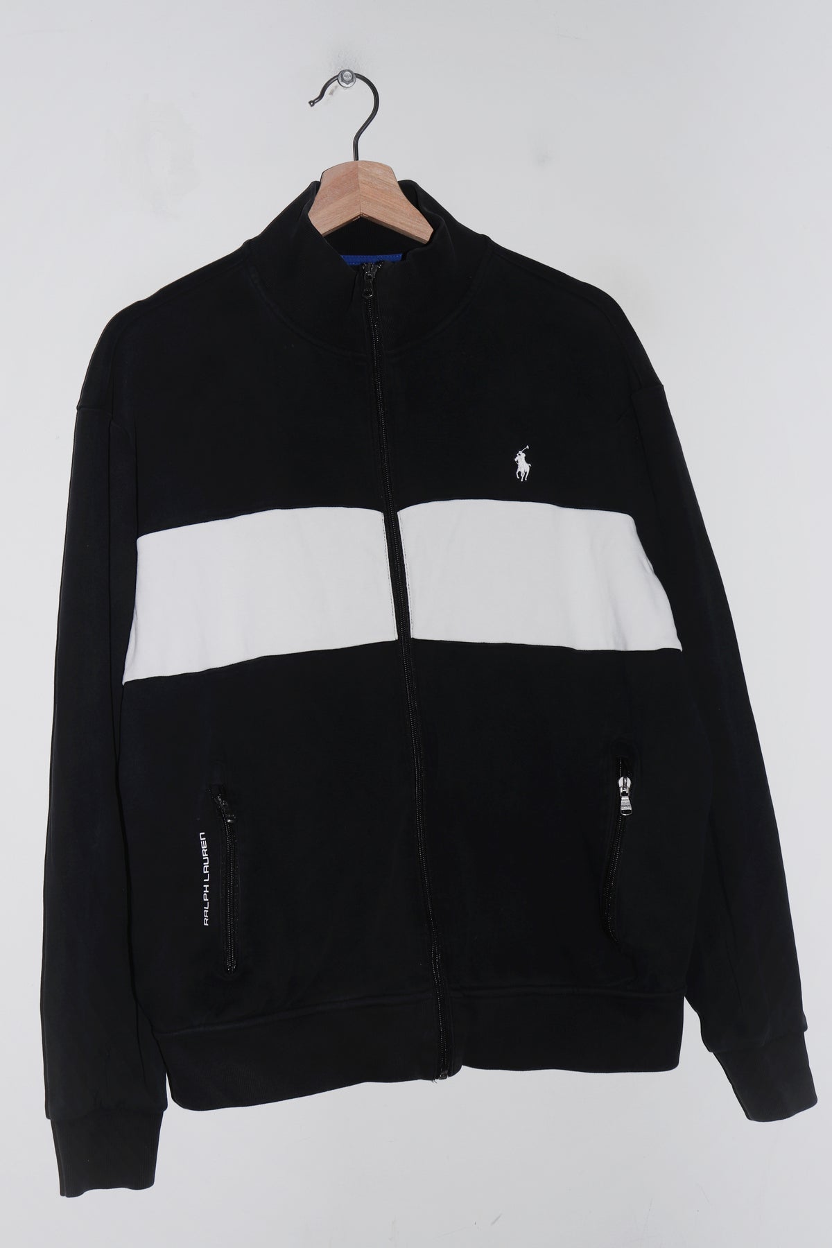 Polo Ralph Lauren Embroidered Logo Cotton Zip Up Jacket (M)