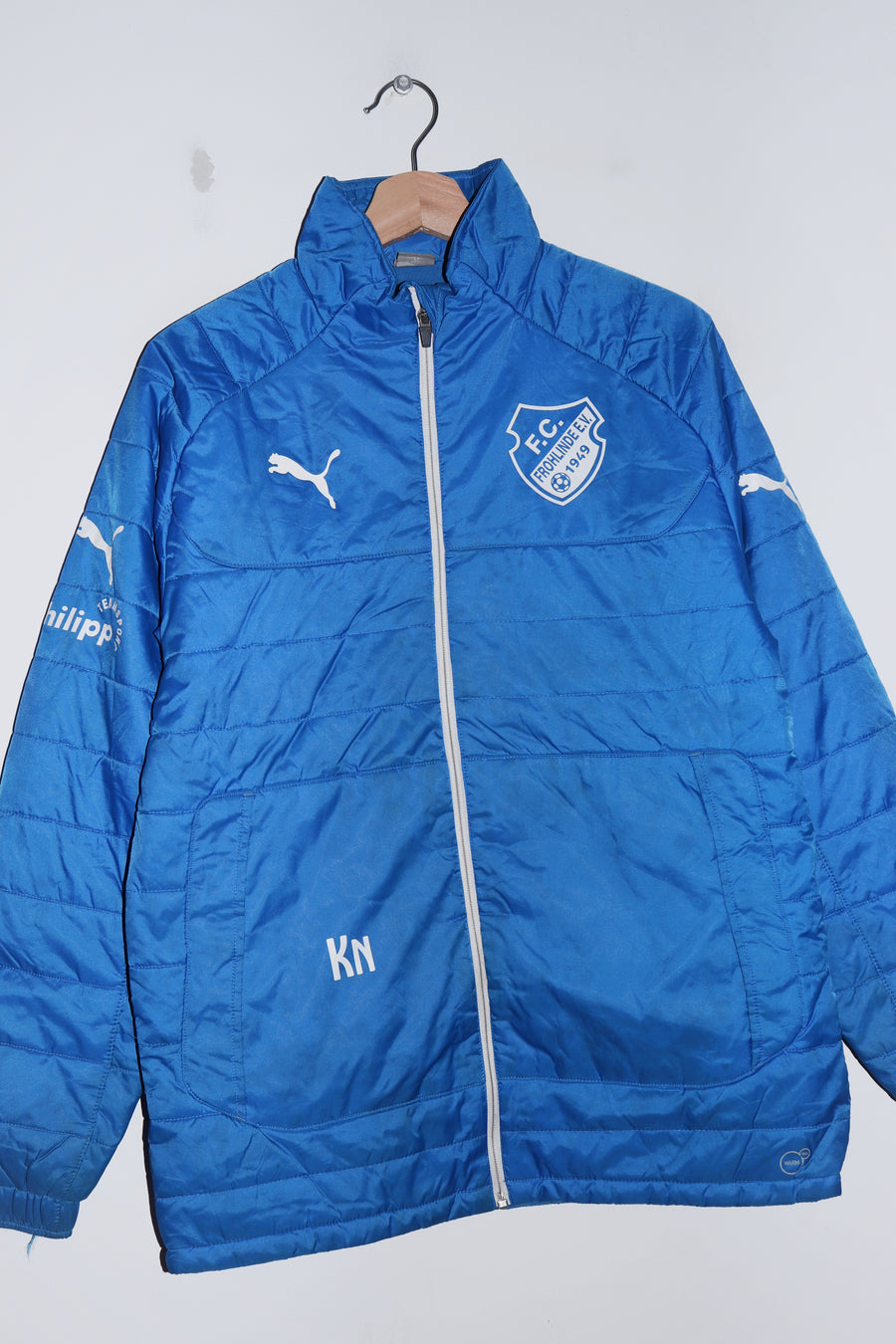 Puma German Football Training Hooded Puffer Jacket (M)