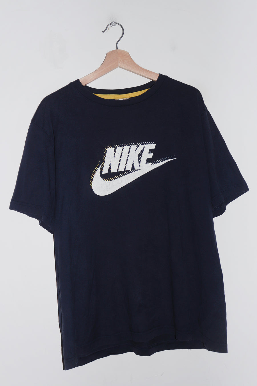 Vintage Nike Swoosh Graphic Faded Navy Tee (L)