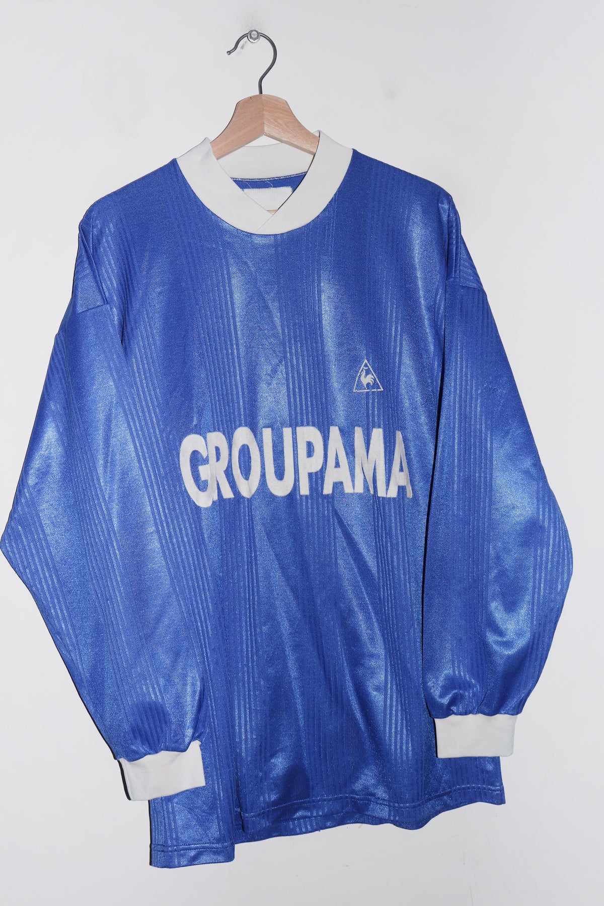 Vintage 90s Le coq Sportif Football Training Kit Long Sleeve Jersey (M-L)