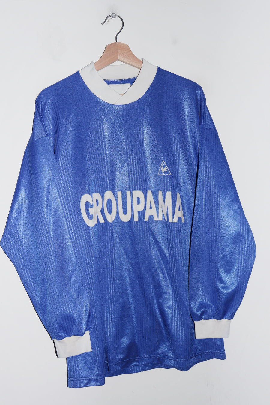 Vintage 90s Le coq Sportif Football Training Kit Long Sleeve Jersey (M-L)