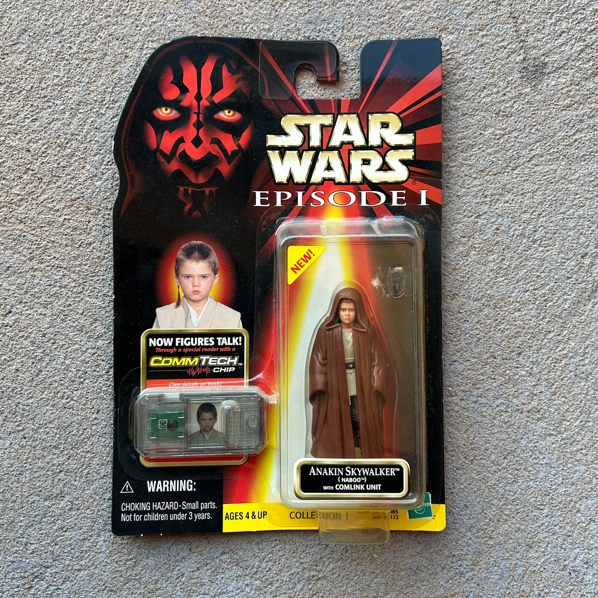 (BRAND NEW) Vintage Hasbro Star Wars Anakin Skywalker Naboo Figurine (1999)