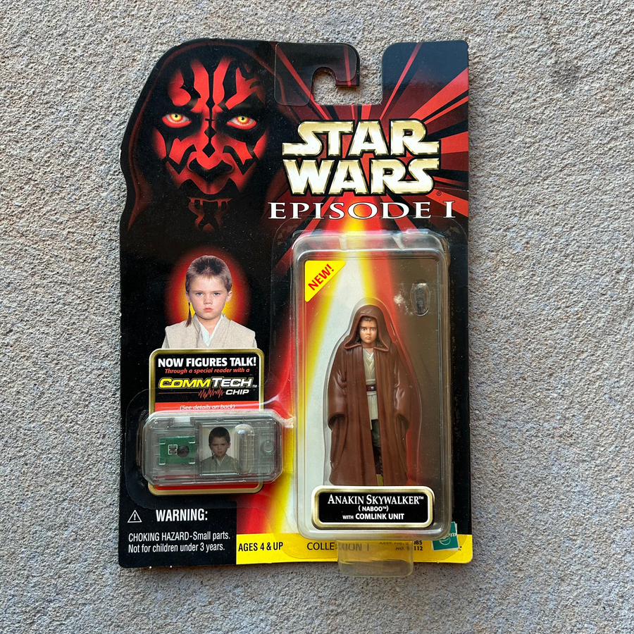 (BRAND NEW) Vintage Hasbro Star Wars Anakin Skywalker Naboo Figurine (1999)