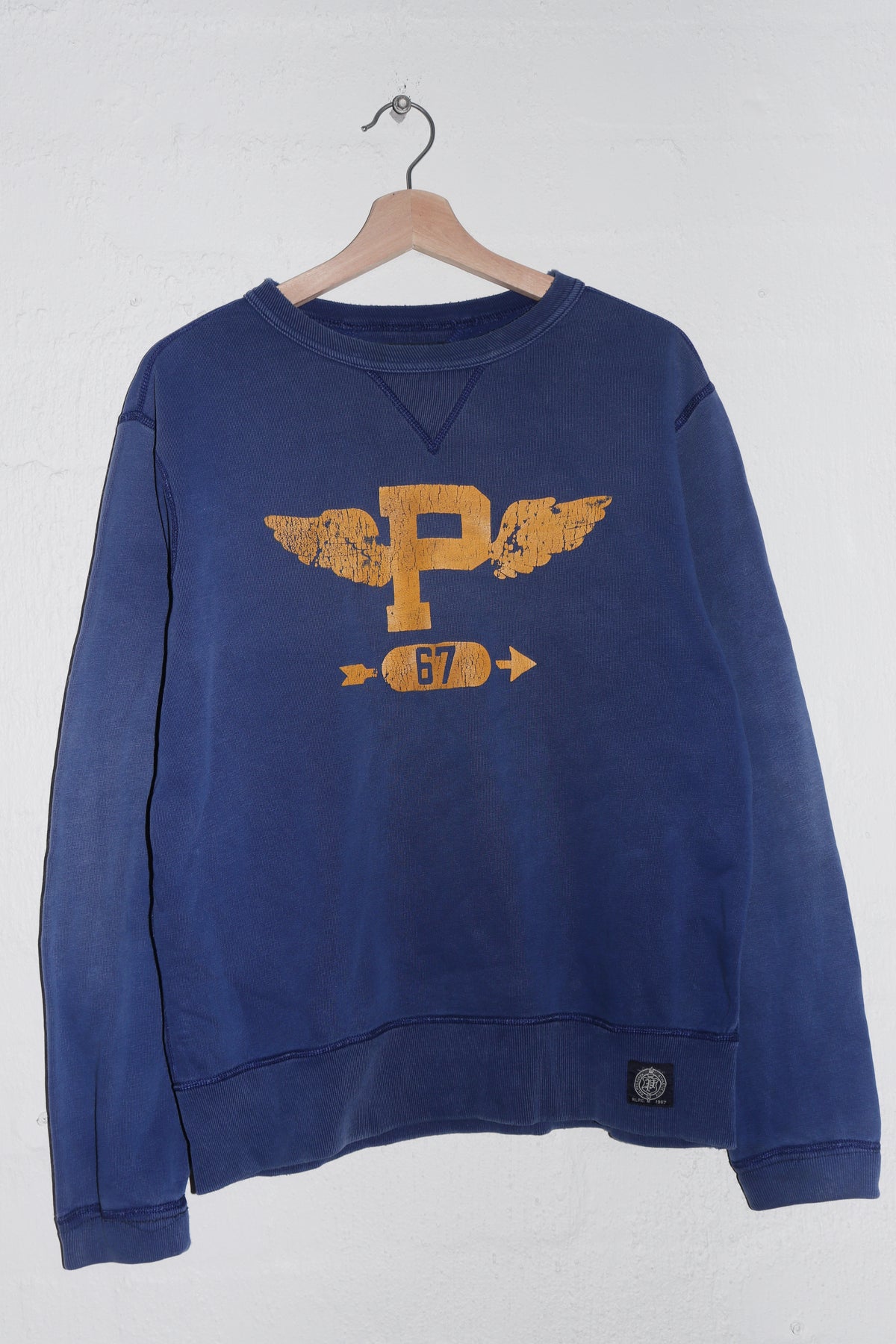 Polo Ralph Lauren Wing Graphic Faded Blue Sweatshirt (M)