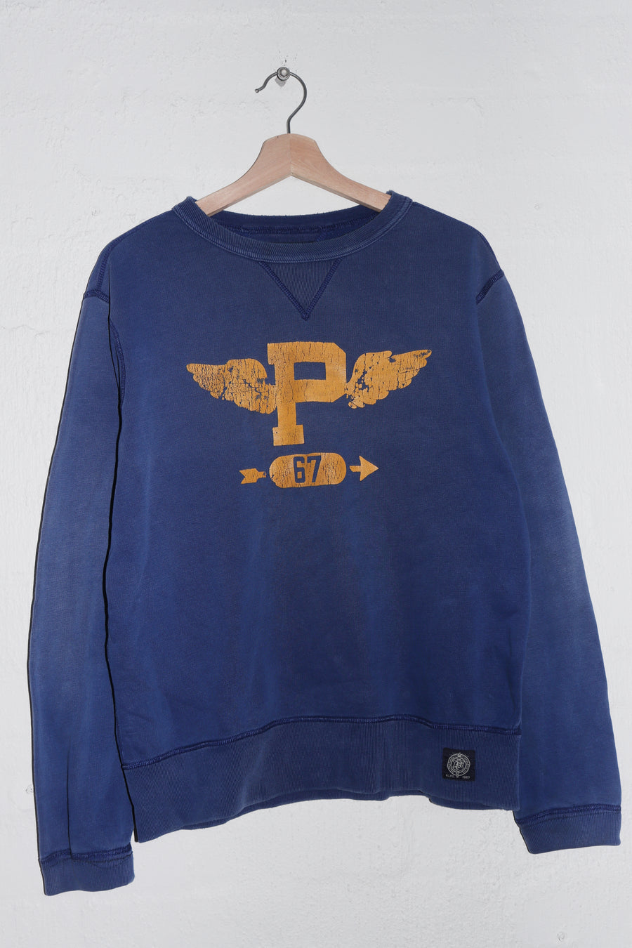 Polo Ralph Lauren Wing Graphic Faded Blue Sweatshirt (M)
