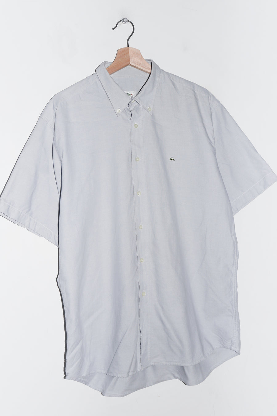 Lacoste Embroidered Logo Thick Short Sleeve Shirt (L)