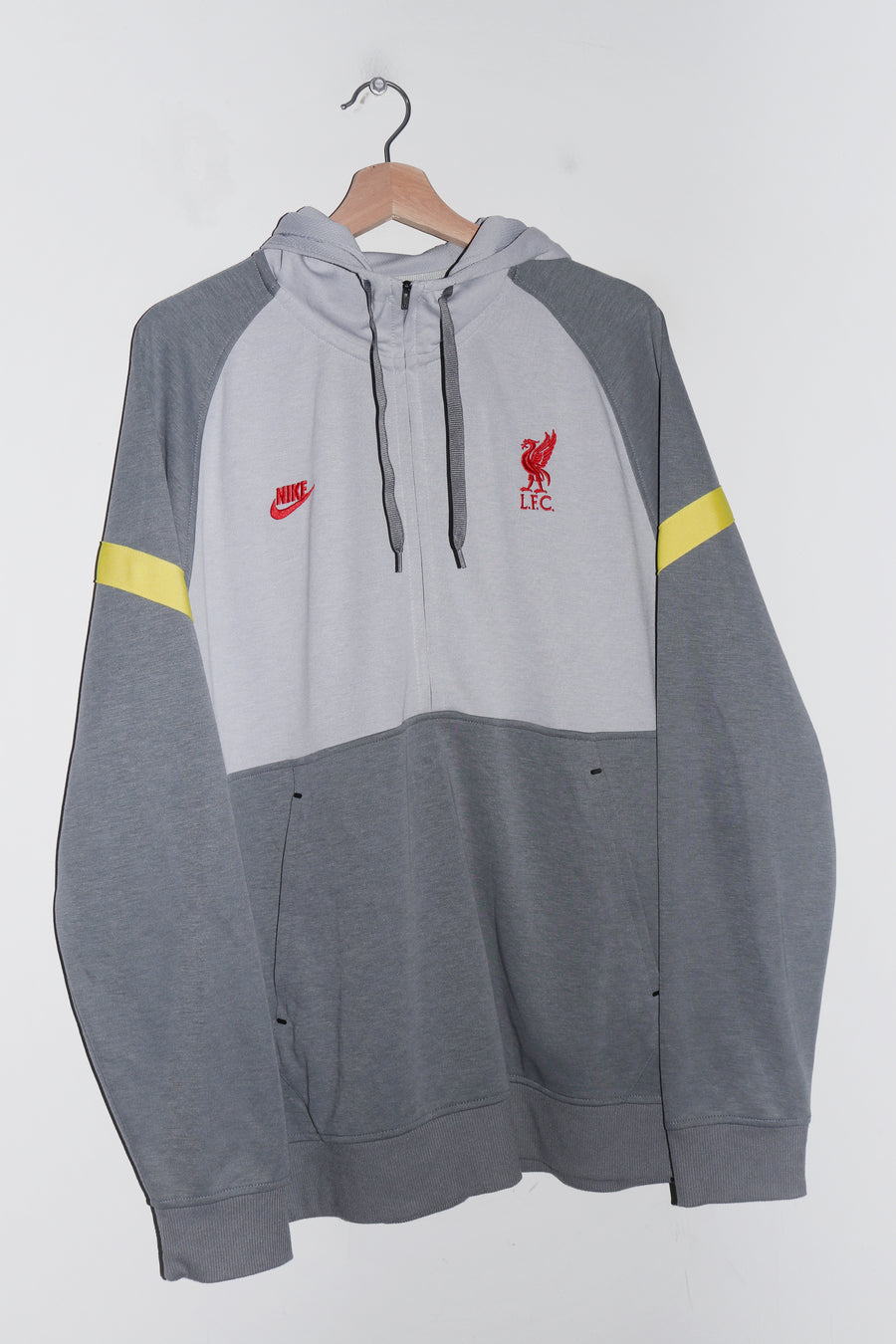 2021-22 Nike Liverpool FC Football Training Quarter Zip Hoodie (L-XL)