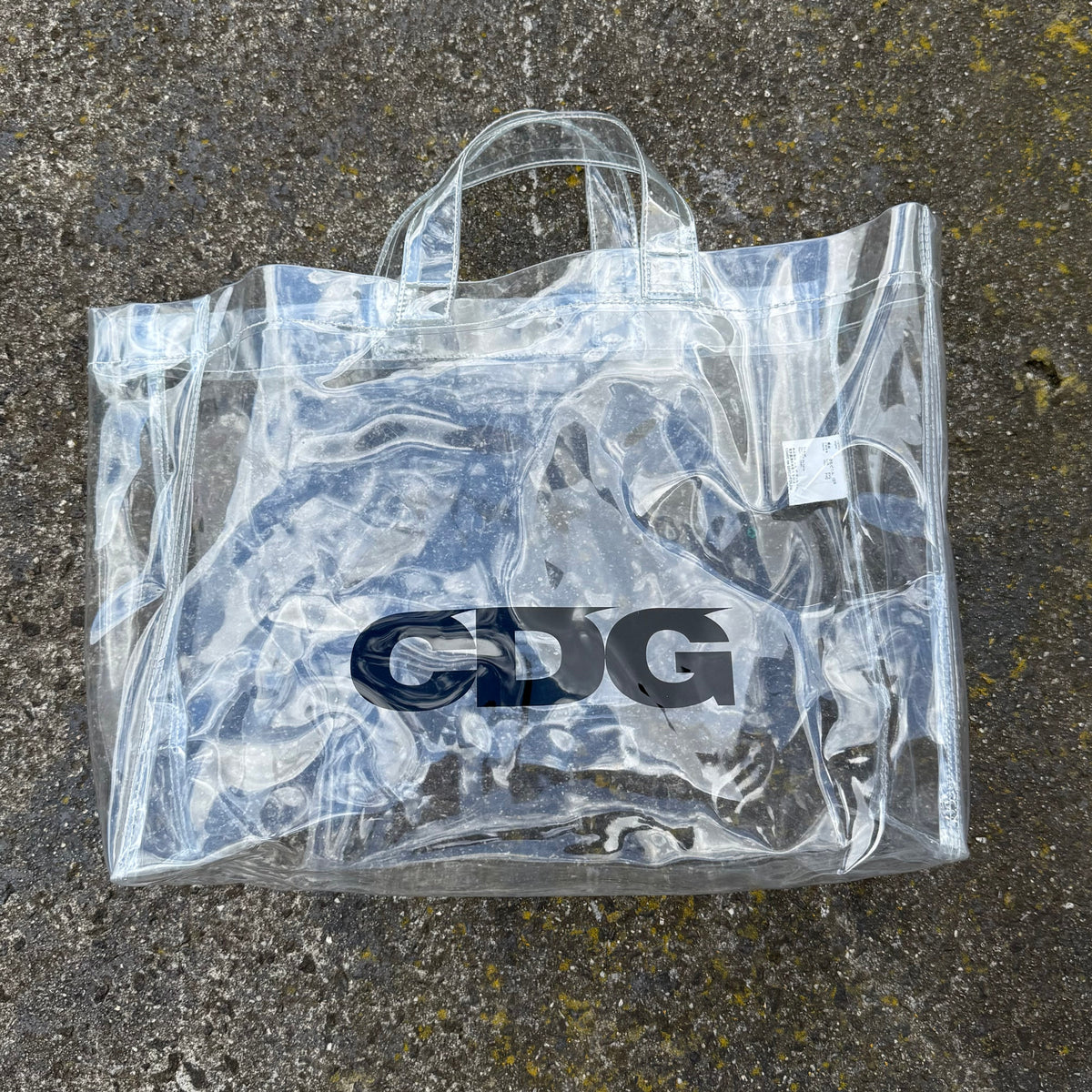 COMME des Garçons Soellout Graphic PVC Large Shopper Carry Bag