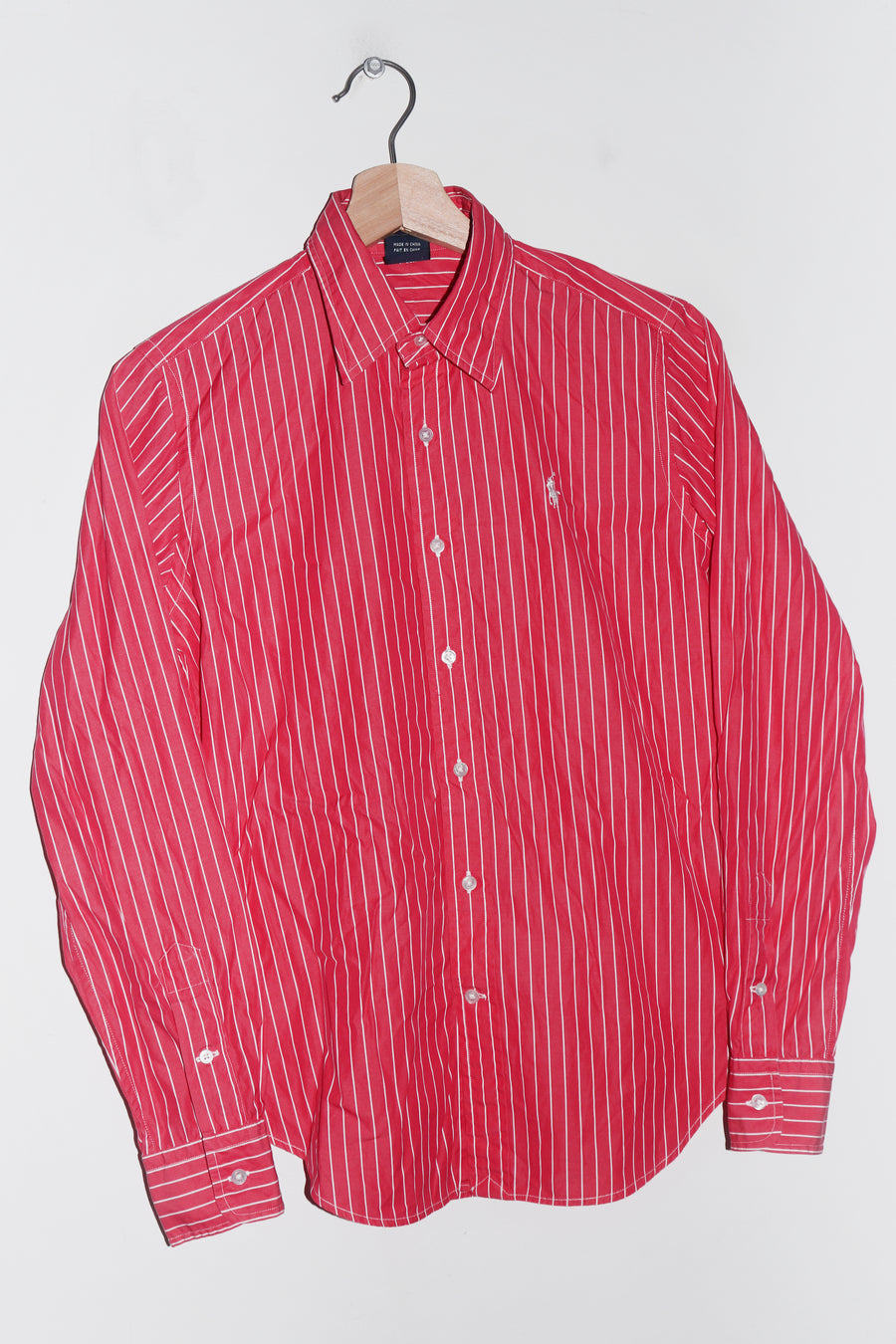 Vintage Ralph Lauren Golf Embroidered Logo Striped Button Up Shirt (S)