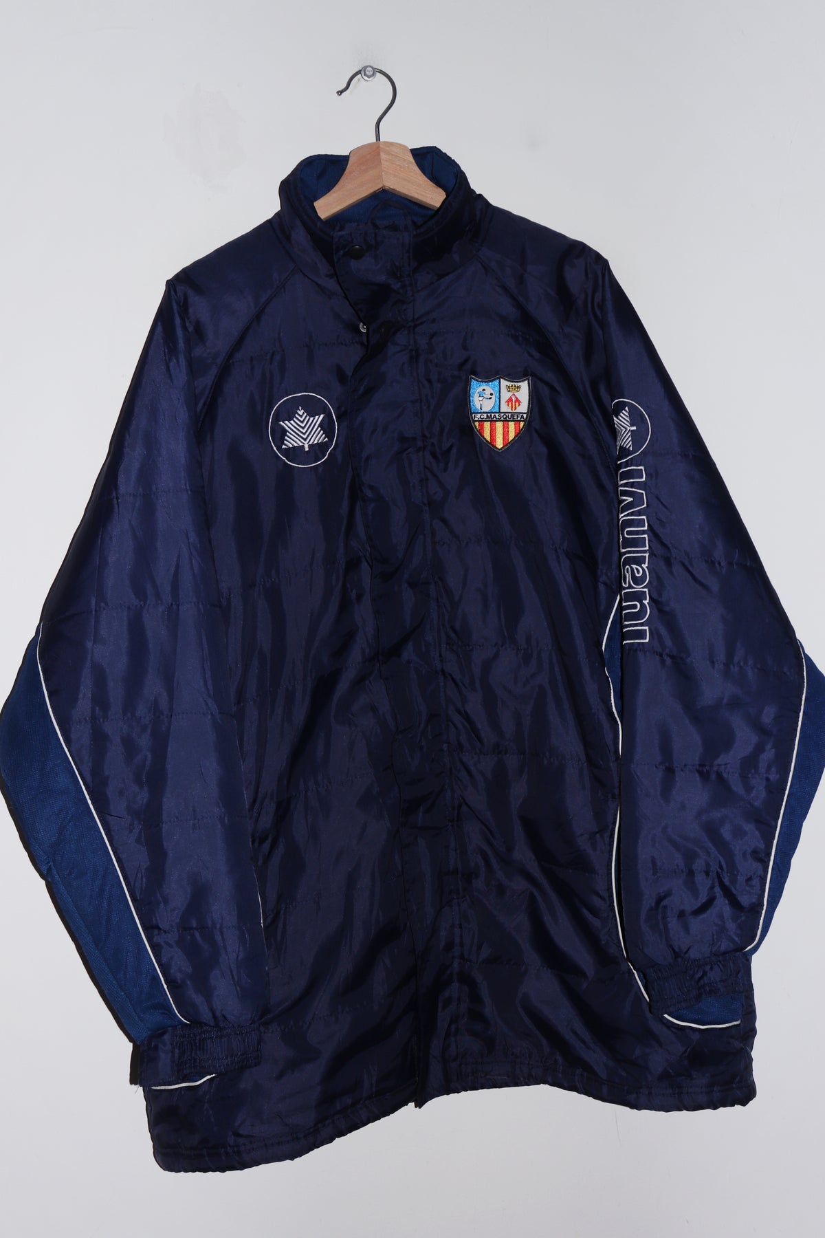Vintage Luanvi Spanish Football Thick Padded Training Jacket (L-XL)