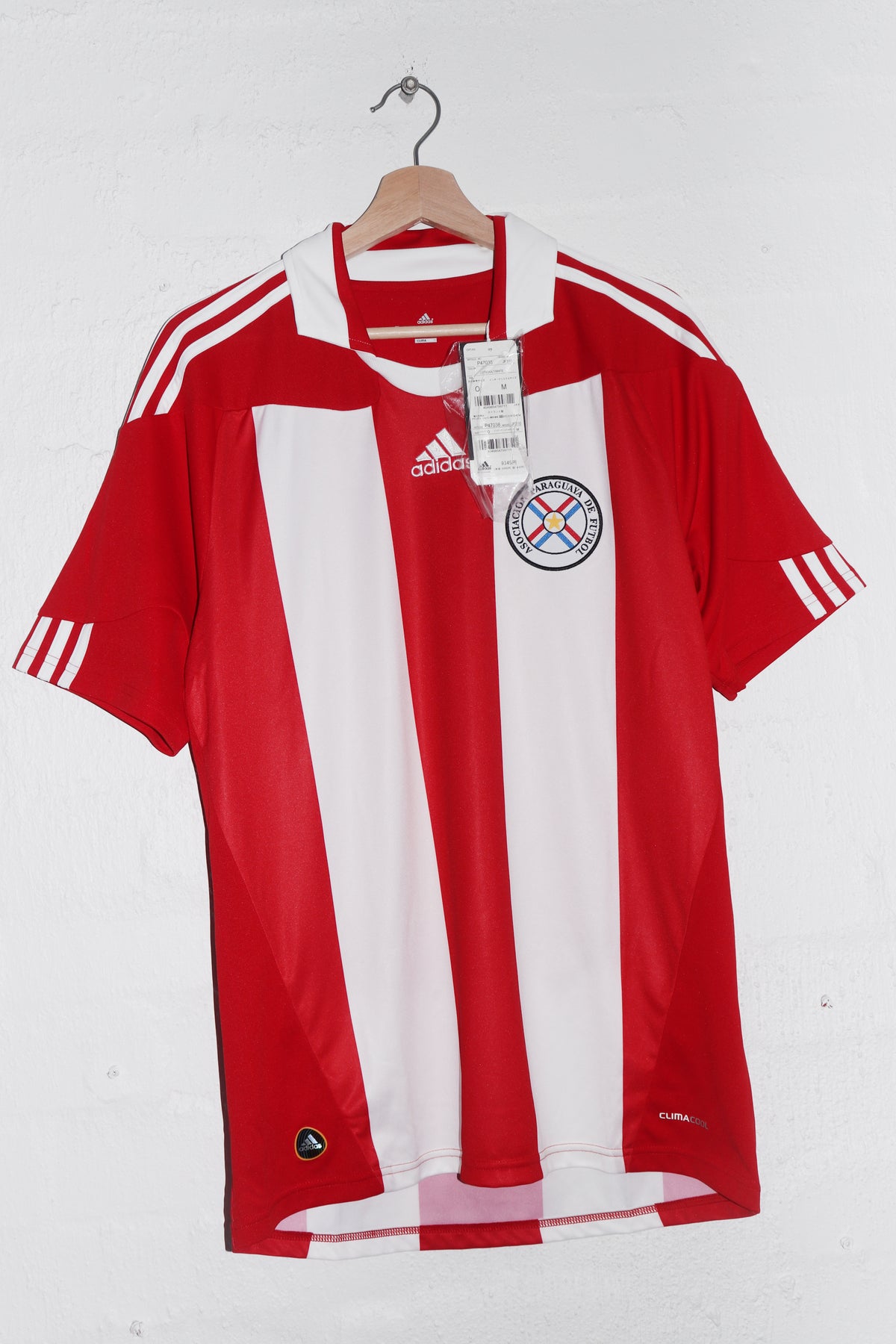 (DEADSTOCK) 2010 World Cup Adidas Paraguay Home Kit Jersey (Rare) (M)