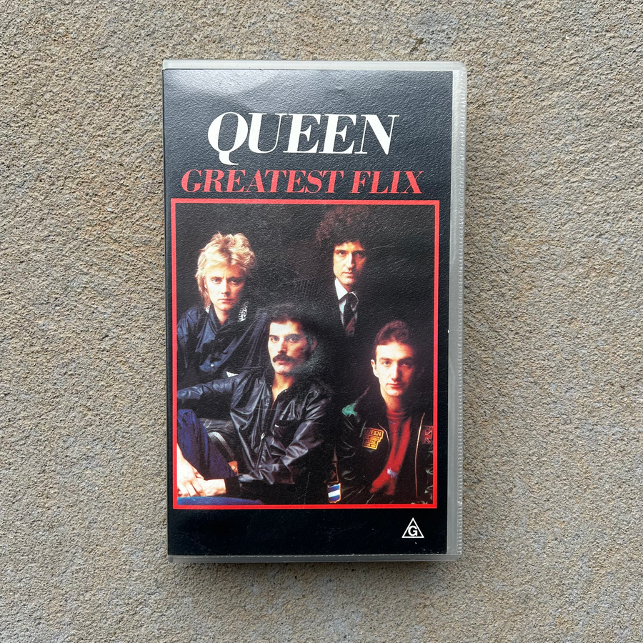 Queen 'Greatest Flix' VHS Tape (1981)