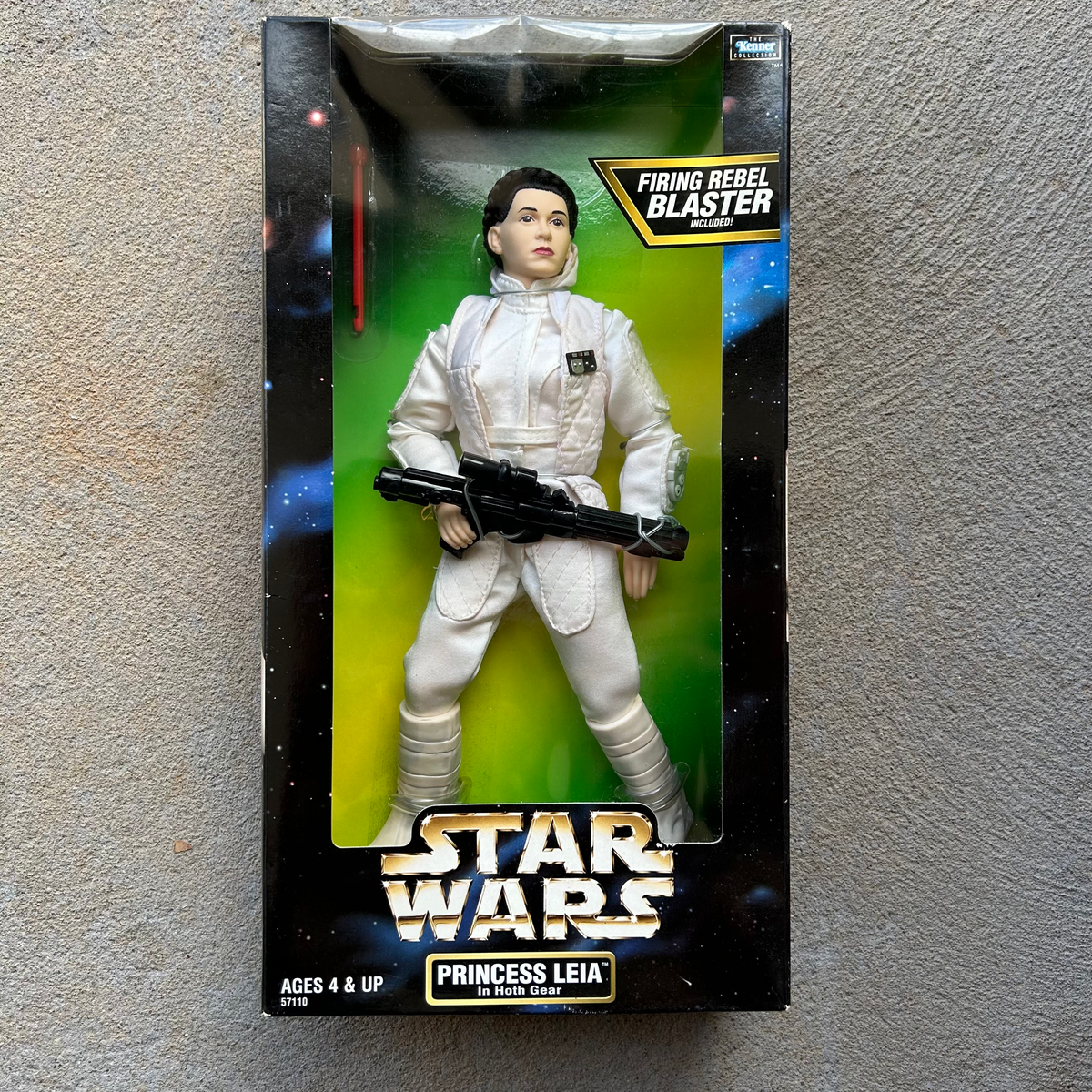 (BRAND NEW) Vintage Kenner Star Wars Princess Leia Hoth Large Figurine (1998)