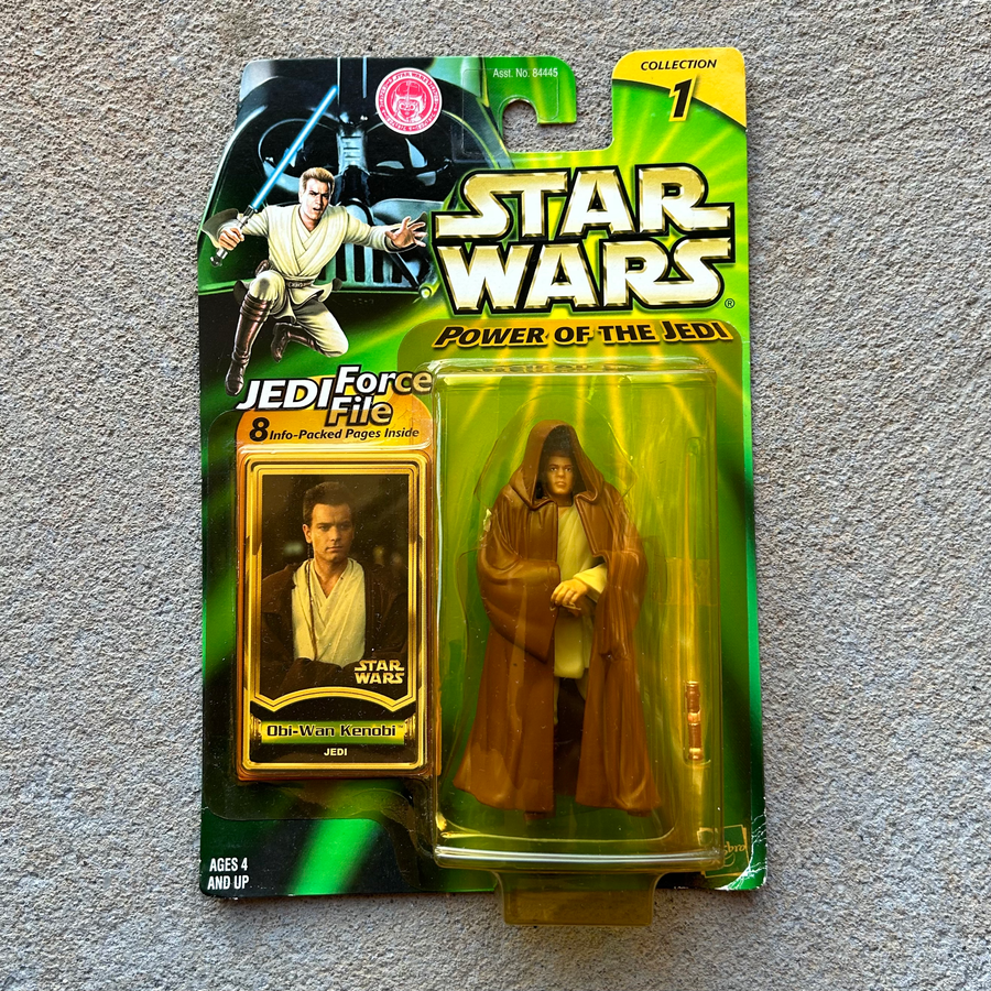 (BRAND NEW) Vintage Hasbro Star Wars Obi-Wan Kenobi Figurine (2000)