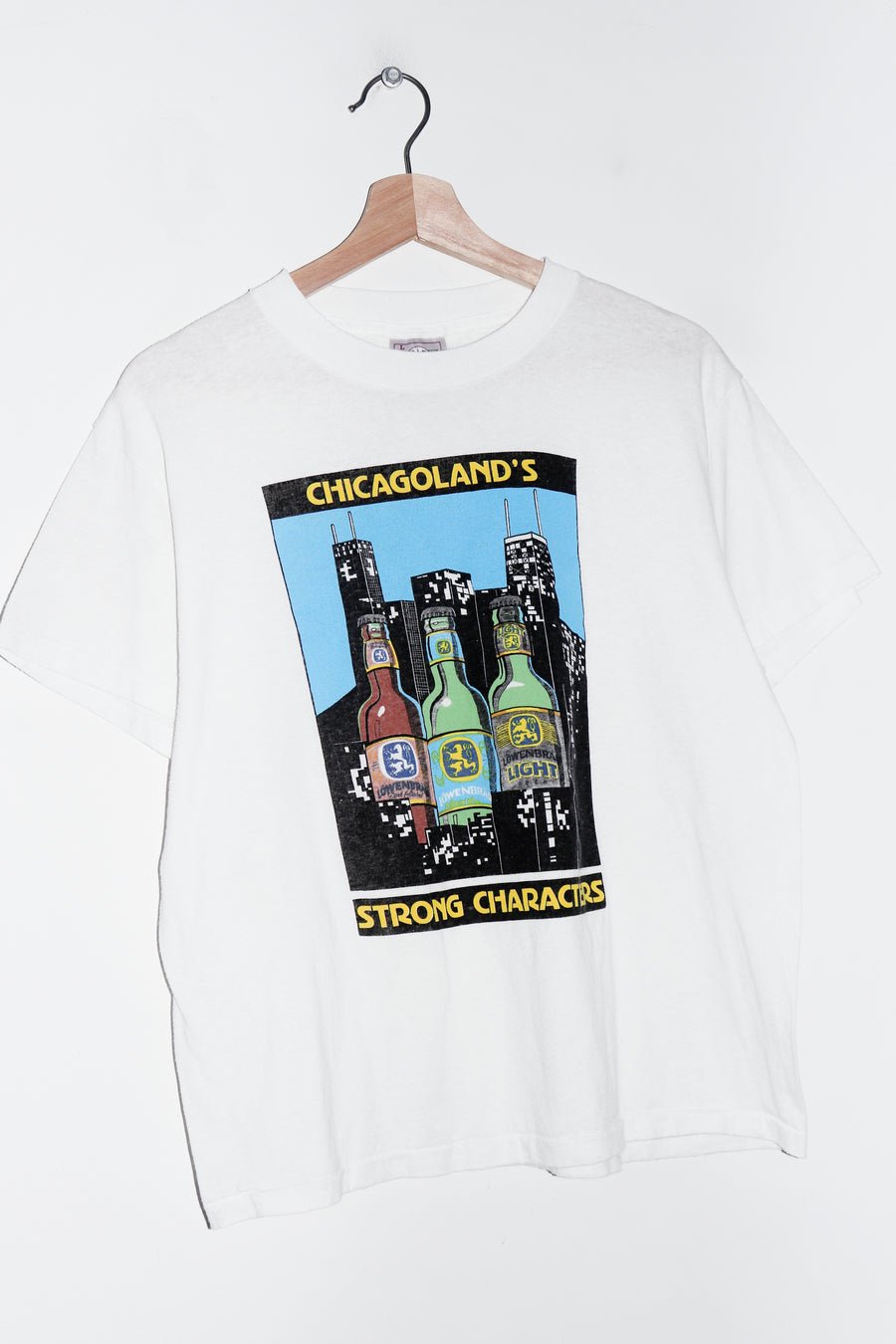 Vintage 80s Chicago Local Beers Graphic Tee (S-M/M)