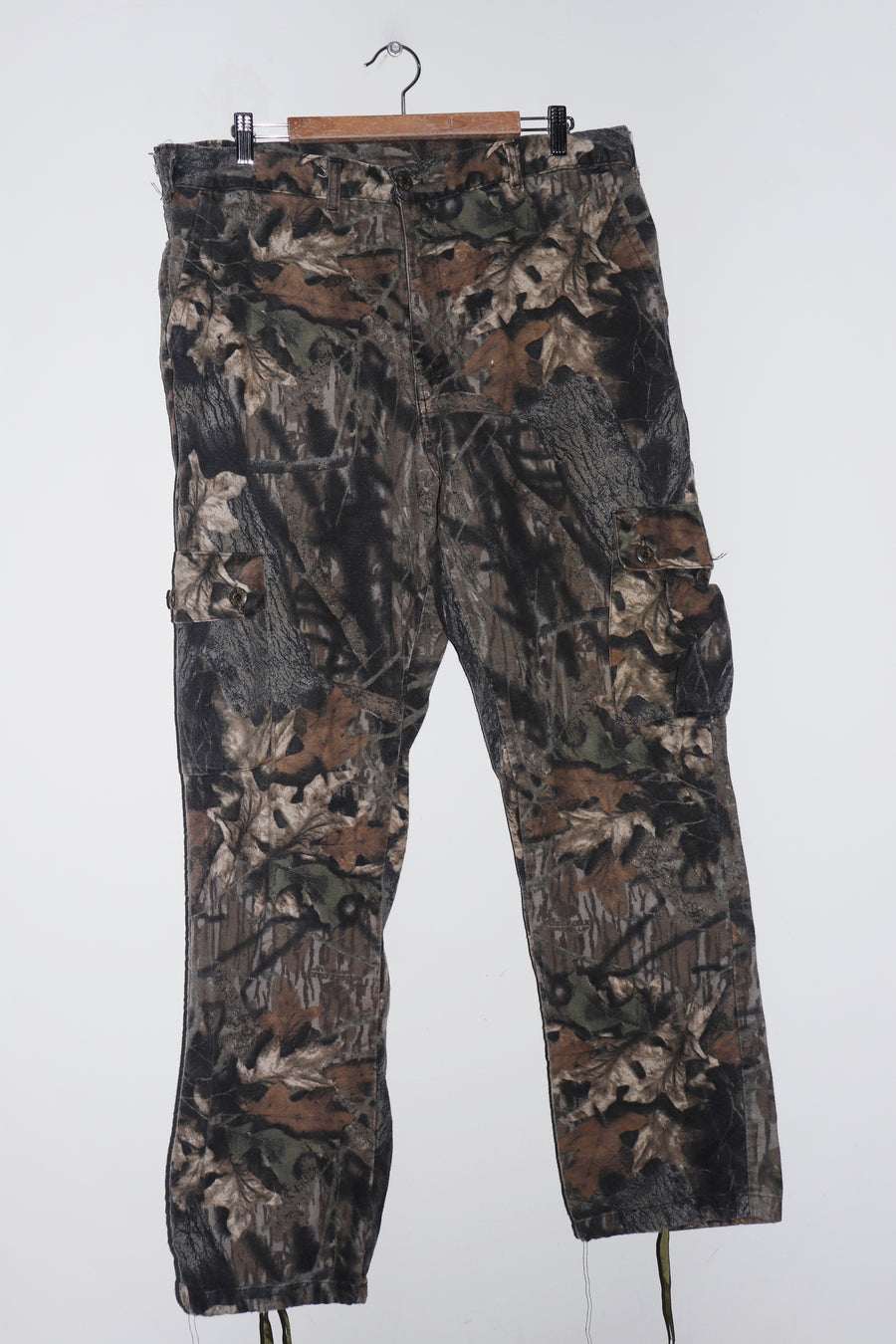 Vintage Real Tree Camo Full Print Thick Cotton Cargo Pants (34-36)