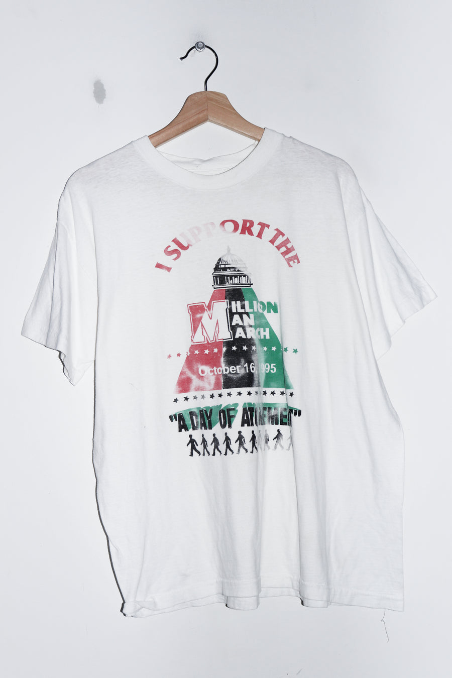 Vintage 1995 Million Man March Graphic Tee (M)