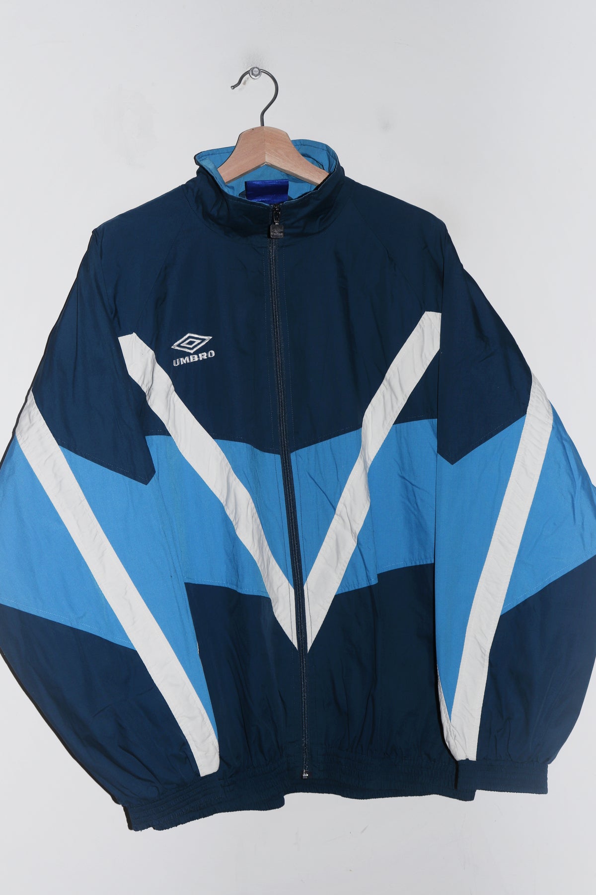 Vintage 90s Umbro Embroidered Logo Colour Block Track Jacket (L-XL)