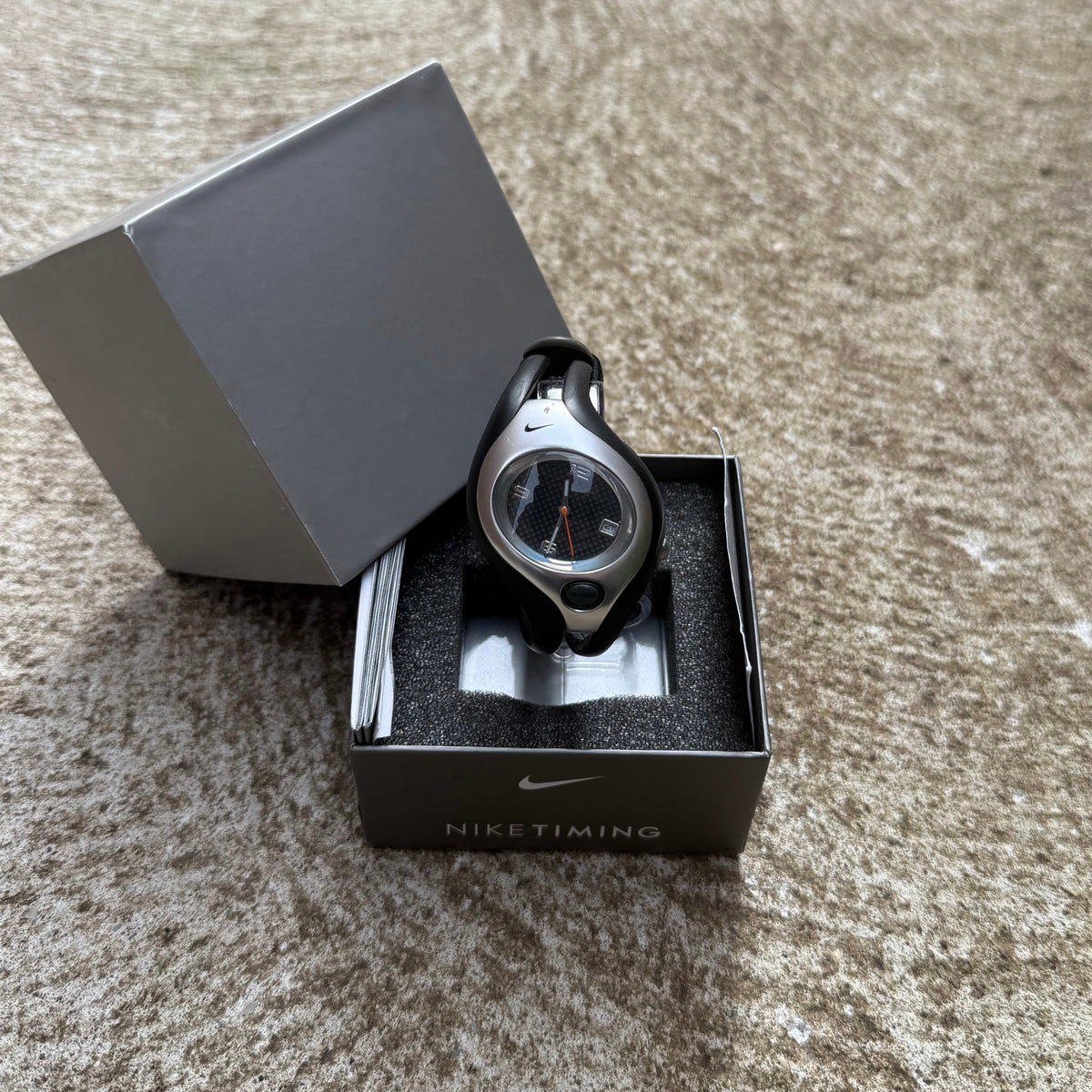 Vintage Nike Triax Swift Black Dial Analog Watch w/ box and papers (Rare)