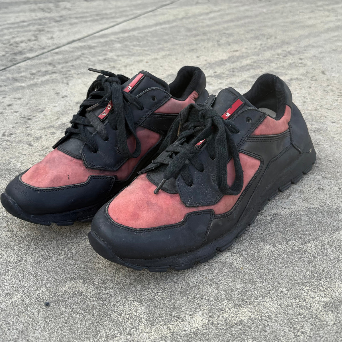 Vintage Prada Sport Two Tone Sneakers (Rare) (US9)