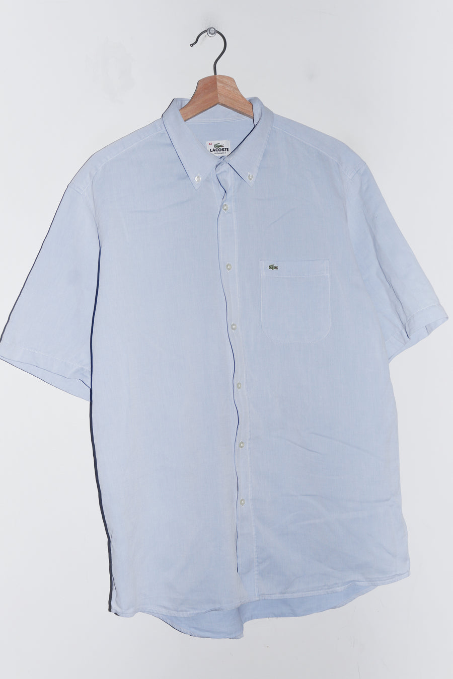 Vintage Lacoste Embroidered Logo Short Sleeve Shirt (M-L)