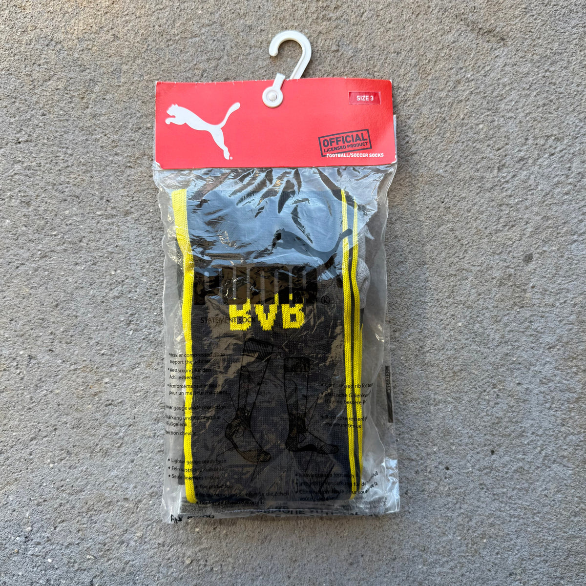 (DEADSTOCK) 2013-14 Puma BVB Football Socks (US7-9)