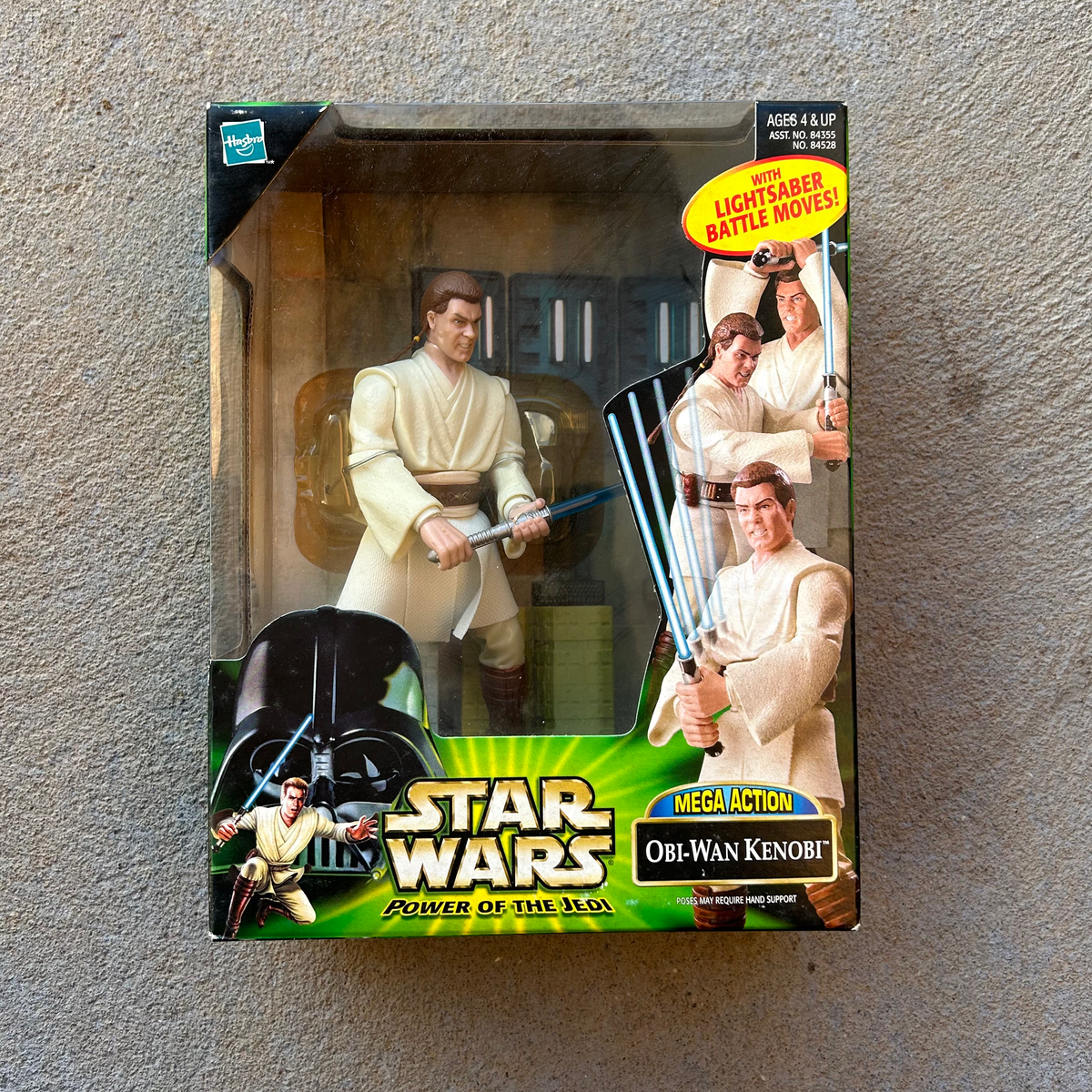 (BRAND NEW) Vintage Hasbro Star Wars Obi-Wan Kenobi Medium Figurine (2000)