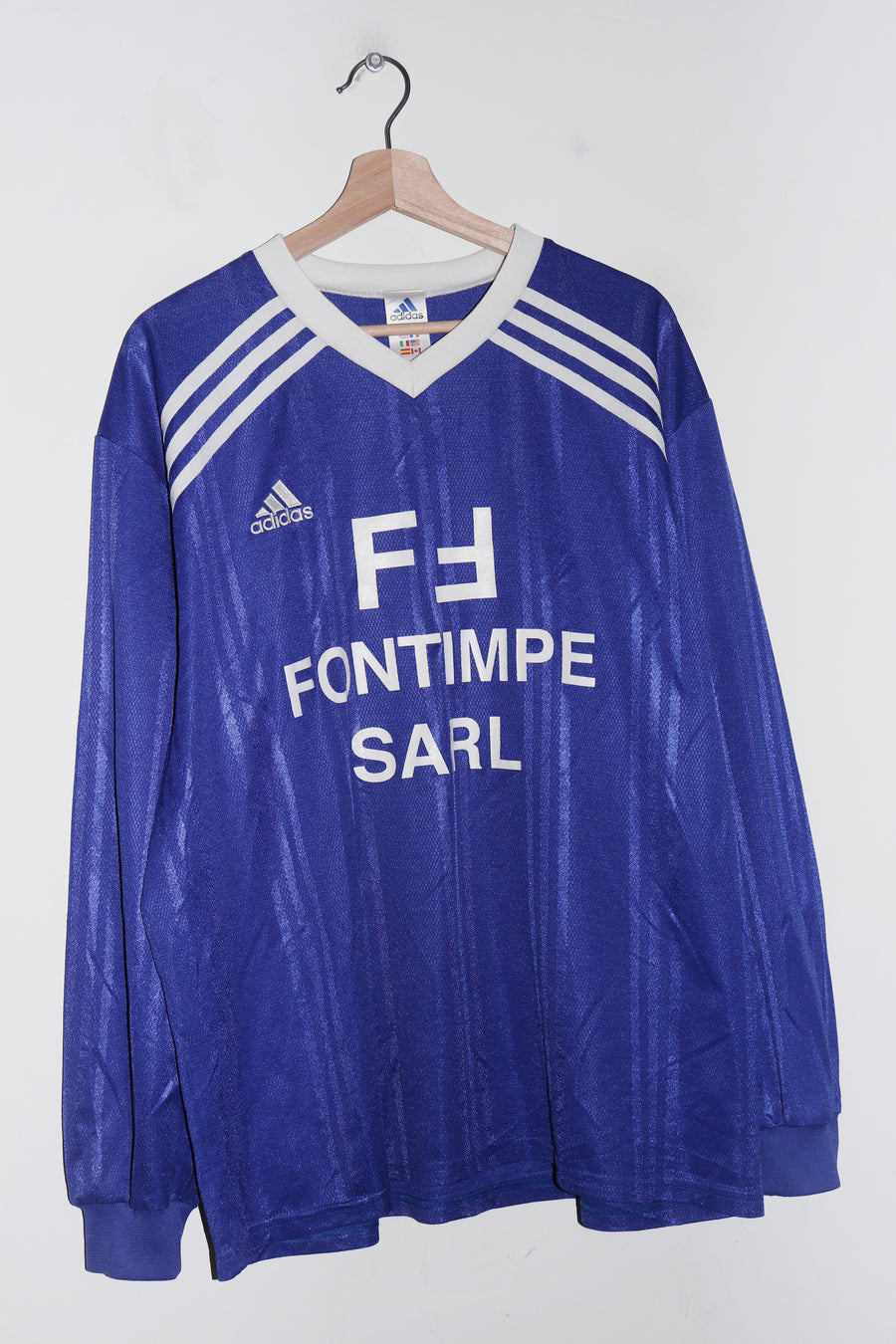 Vintage 2001 Adidas Football Training Kit Long Sleeve Jersey (L)