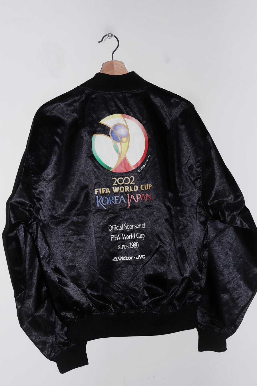 Vintage 2002 Japan South Korea World Cup JVC Satin Varsity Jacket (M)