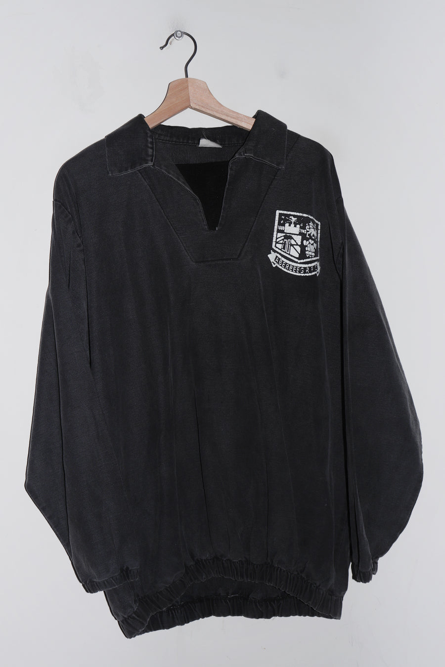 Vintage 90s Aberbeeg Wales Football Training Drill Top Pullover (L)