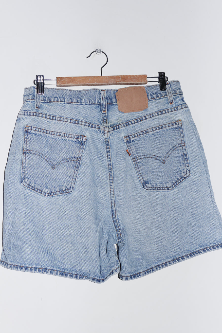 Vintage 90s Levi's Orange Tab Thick Denim Shorts (8-10)