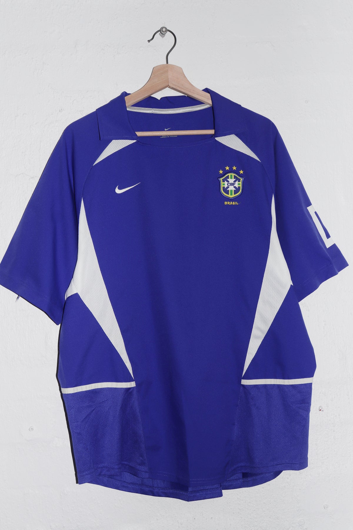 2002 World Cup Nike Brazil Away Kit Jersey (Rare) (L)