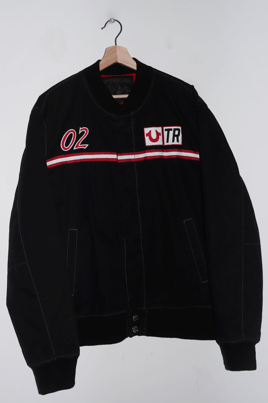 Old School True Religion Patches Thick Padded Outerwear Jacket (Rare) (XL)