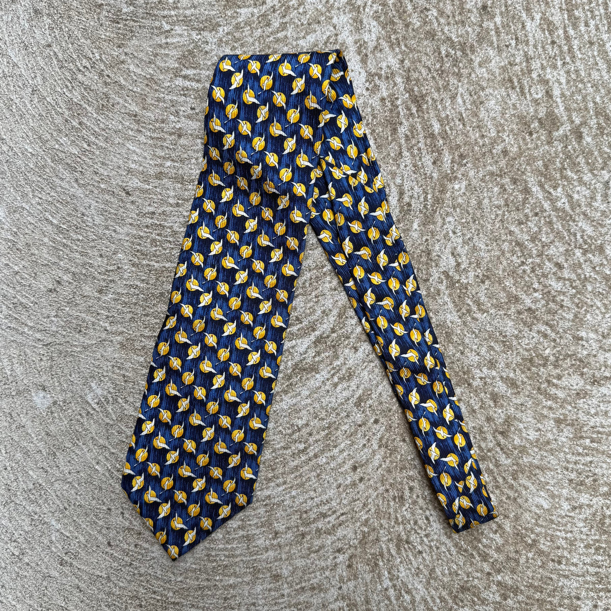 Vintage 90s Giorgio Redaelli Seagull Silk Tie