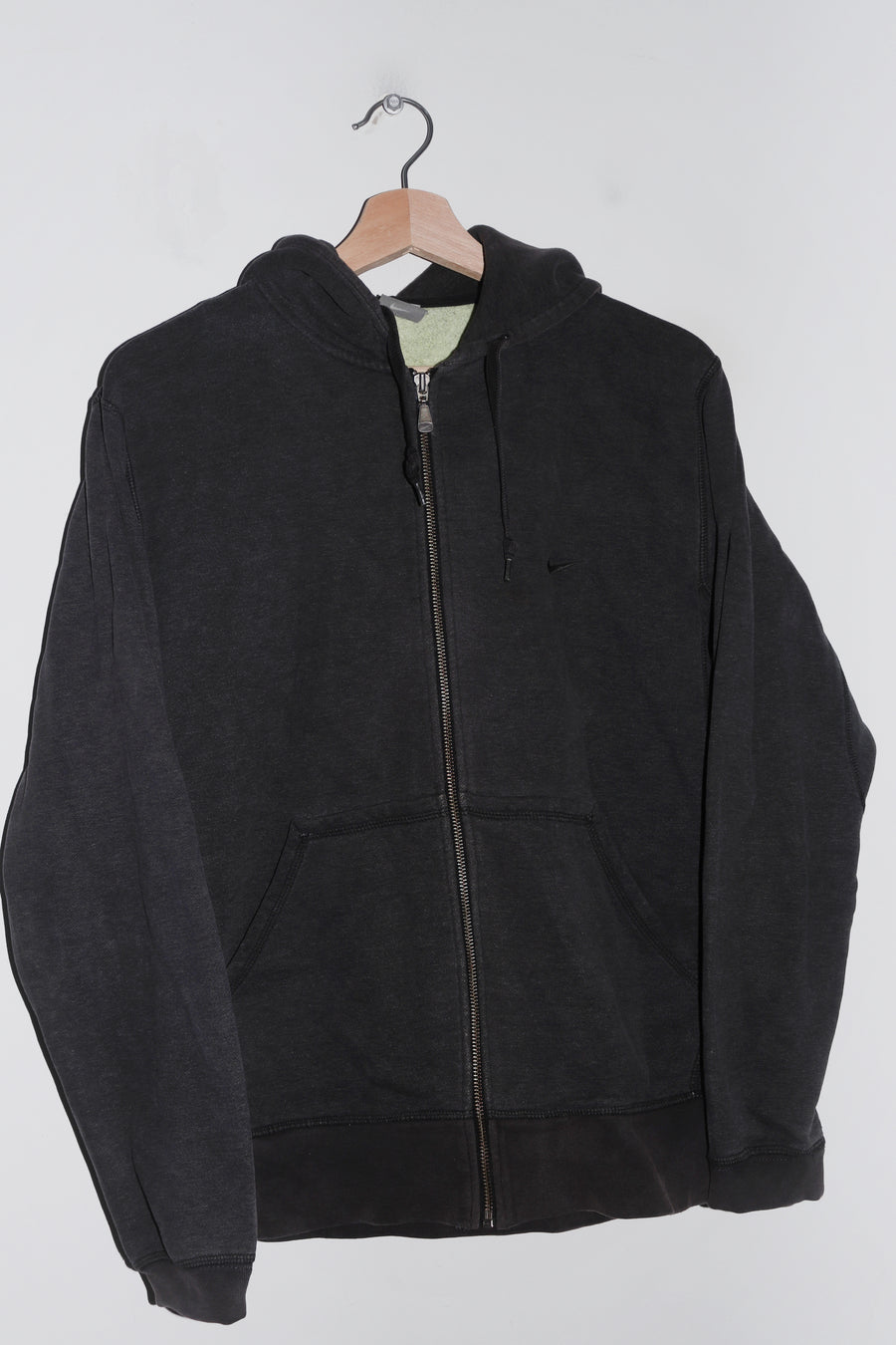 Vintage Nike Rotterdamn Mini Swoosh Thick Cotton Hooded Jacket (M)