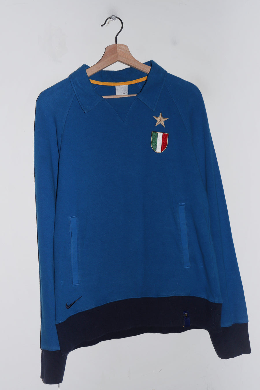 Vintage Nike Inter Milan Football Training Collared Jumper (M)