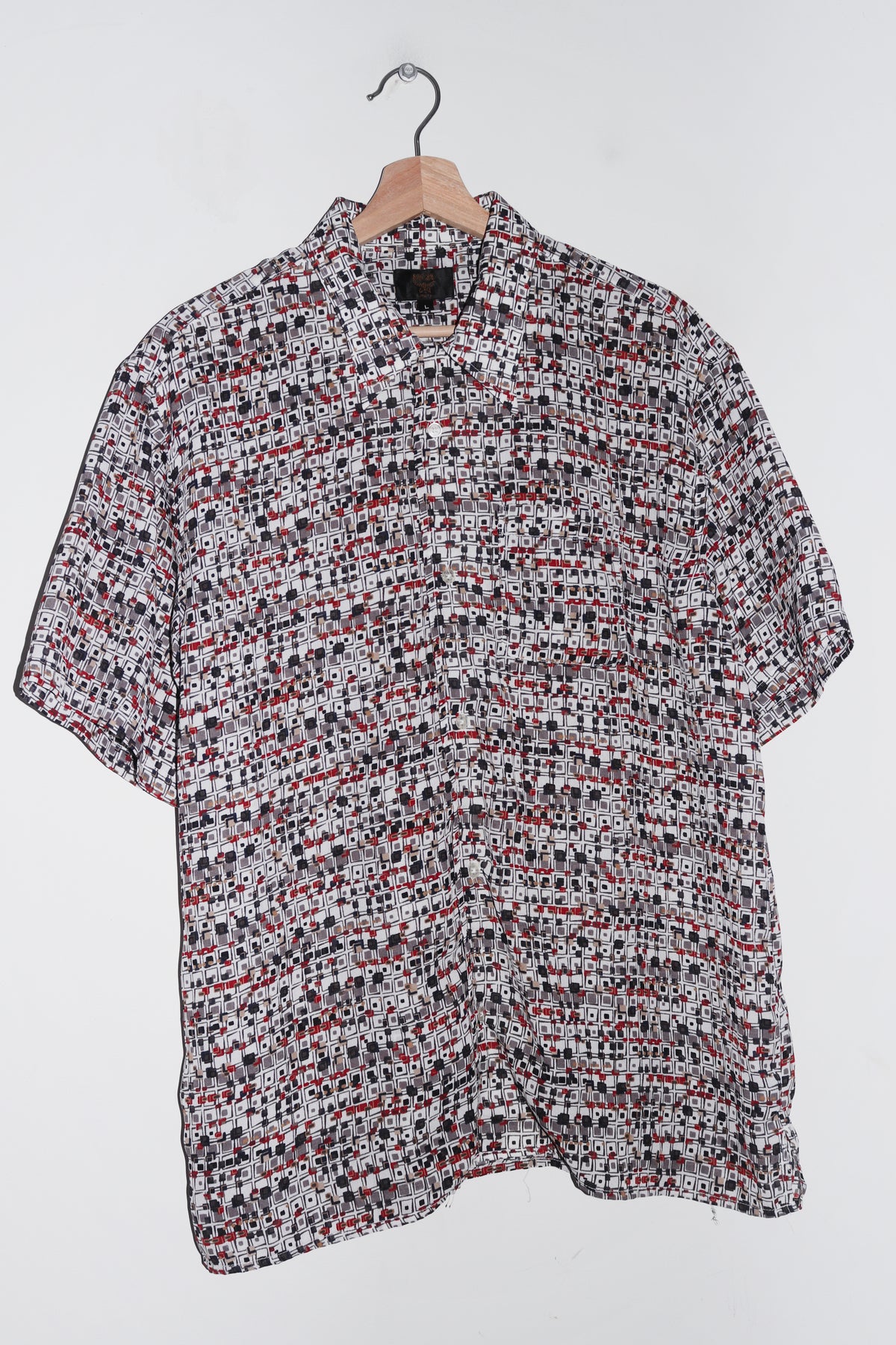 Vintage MCM Full Print Short Sleeve Shirt (M)