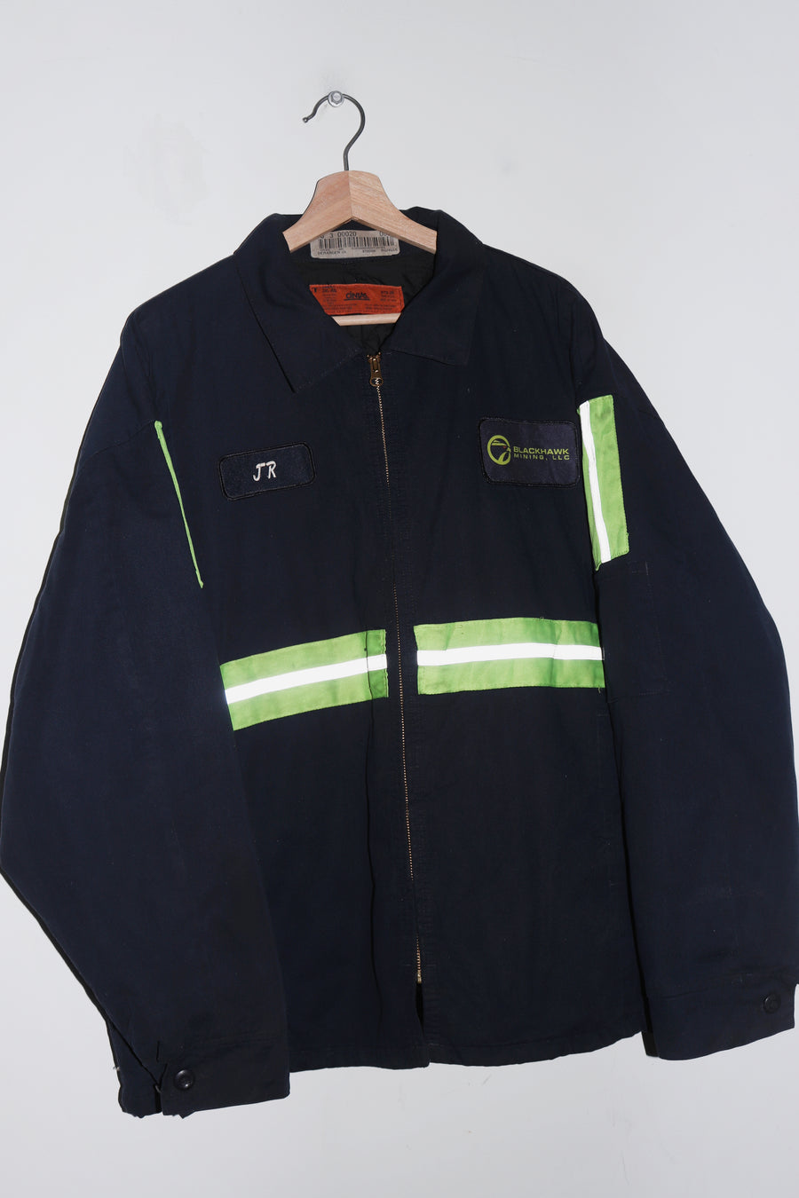 Vintage 90s Workwear Company Logo Thick Quilted Canvas Outerwear Jacket (XL)