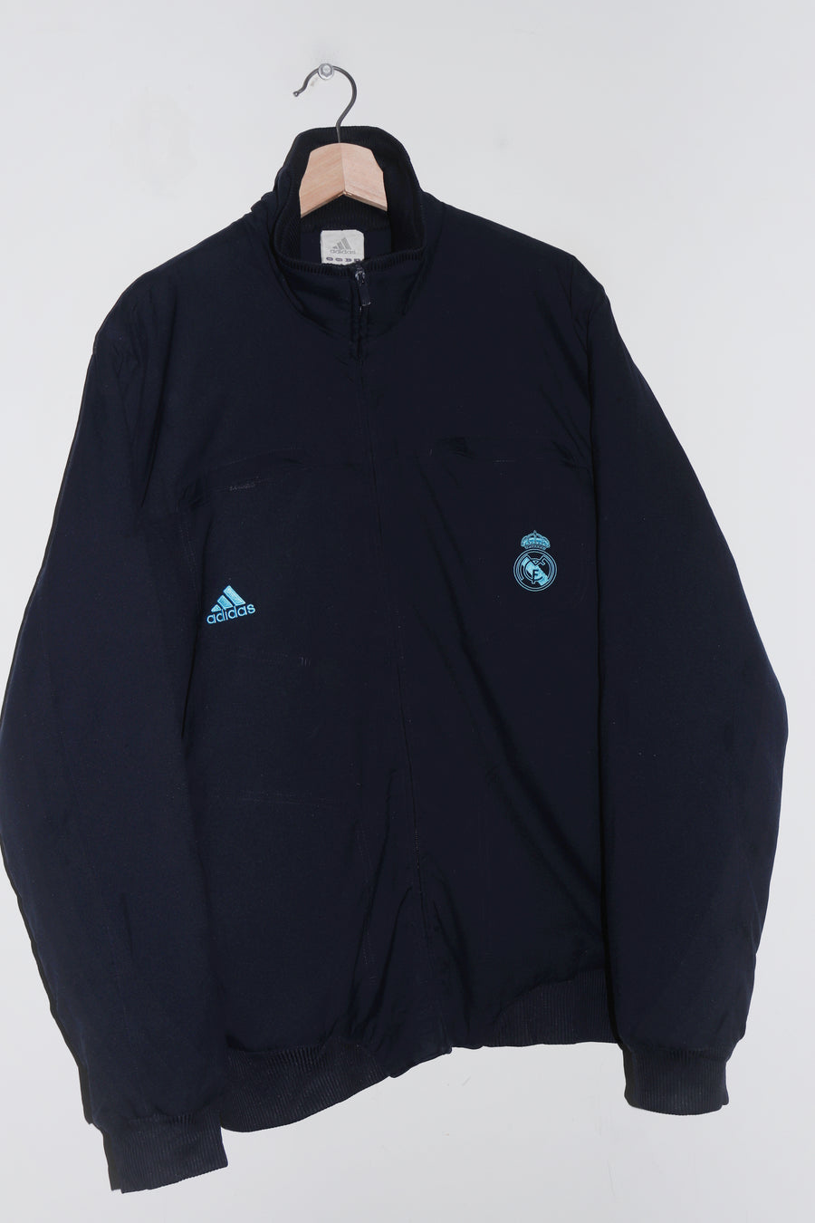 2008-09 Adidas Real Madrid Football Thick Padded Outerwear Jacket (L-XL)