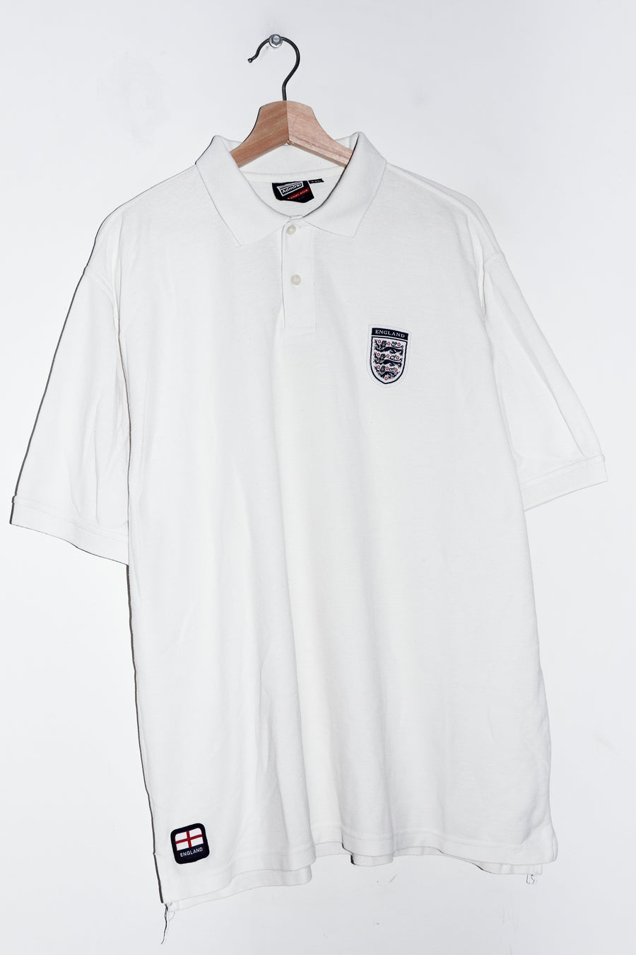 Vintage Admiral England Embroidered Logo Thick Training Polo (XL)