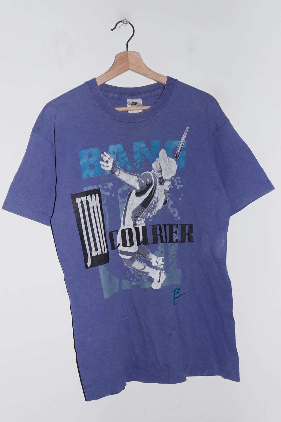 Vintage 90s Nike Jim Courier Tennis Graphic Tee (Rare) (M)