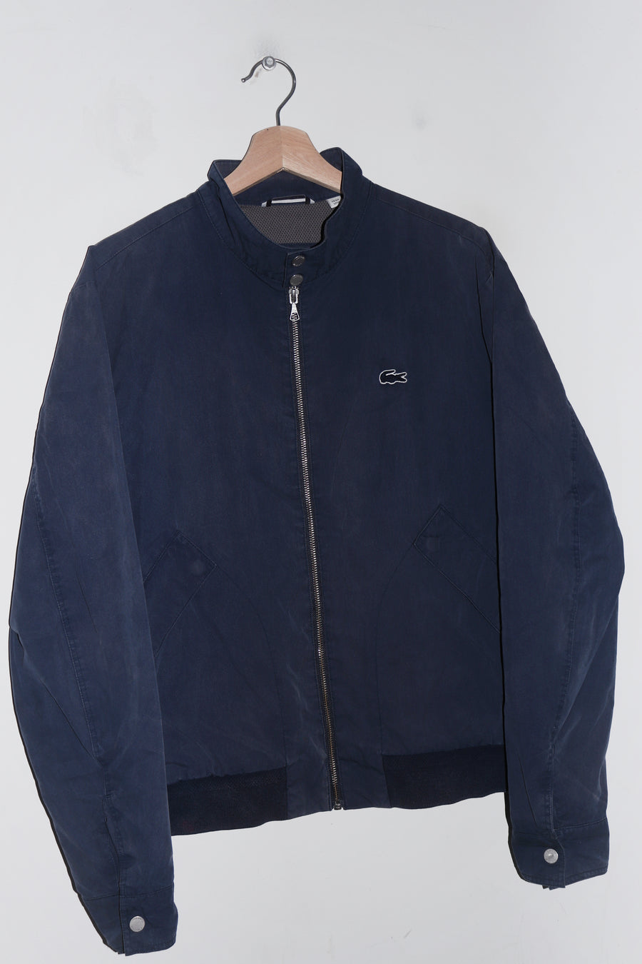 Lacoste Embroidered Logo Faded Navy Outerwear Jacket (M)