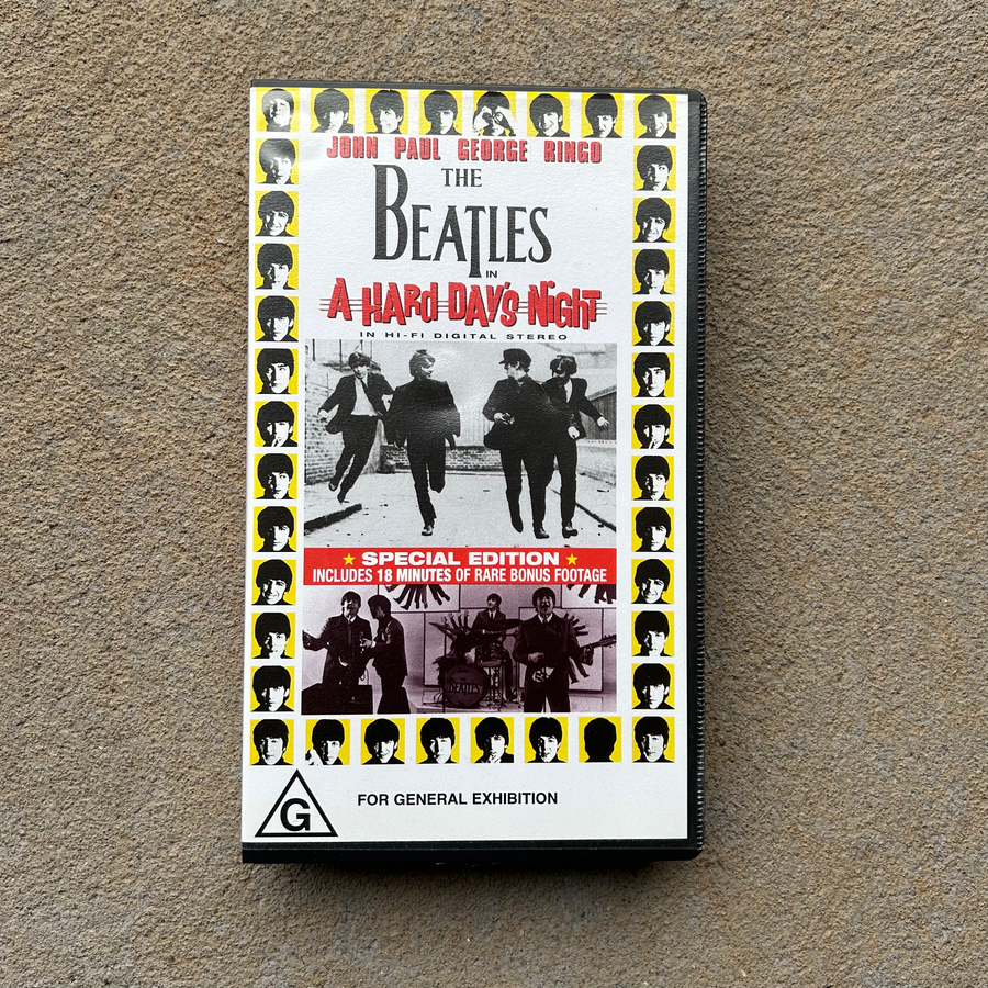 The Beatles 'A Hard Day's Night' VHS Tape (1995)