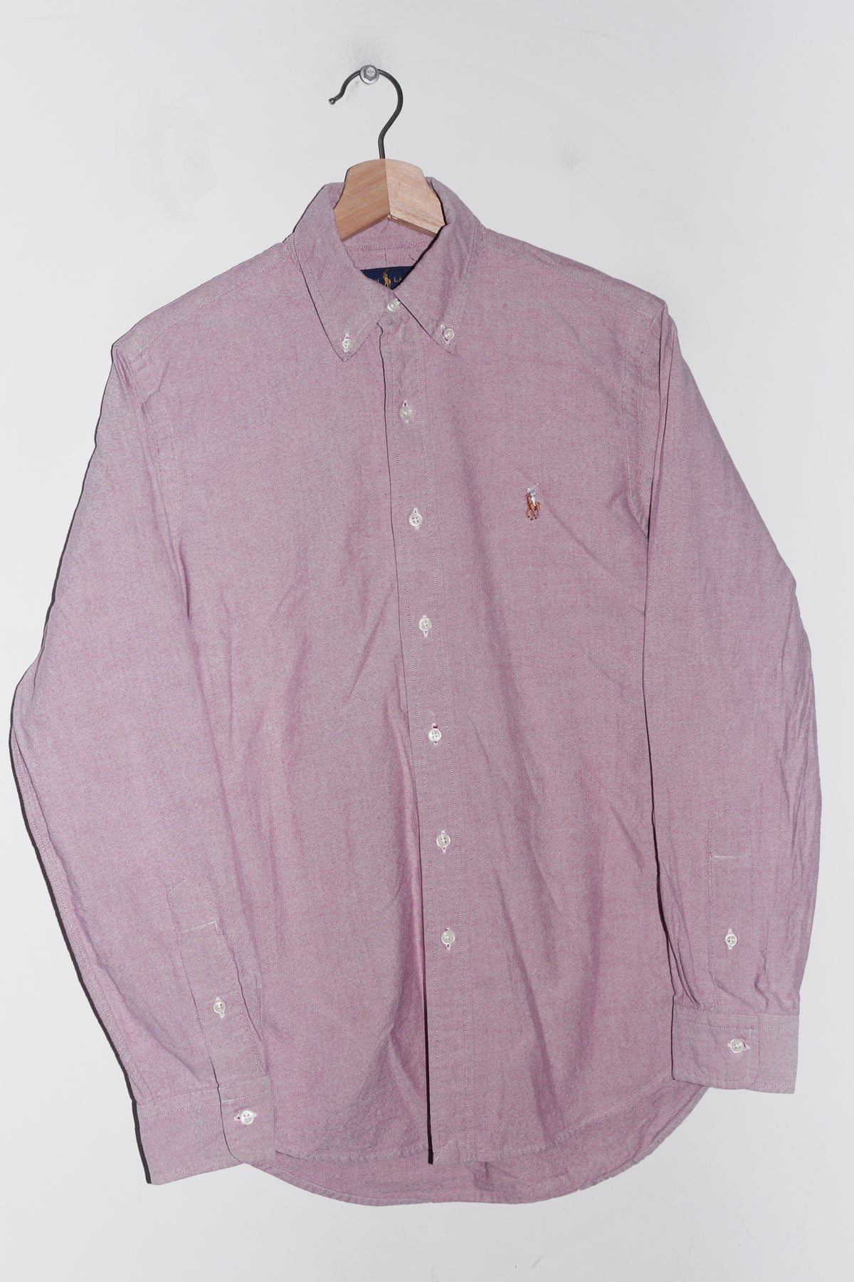 Polo Ralph Lauren Embroidered Logo Thick Button Up Shirt (S-M/M)