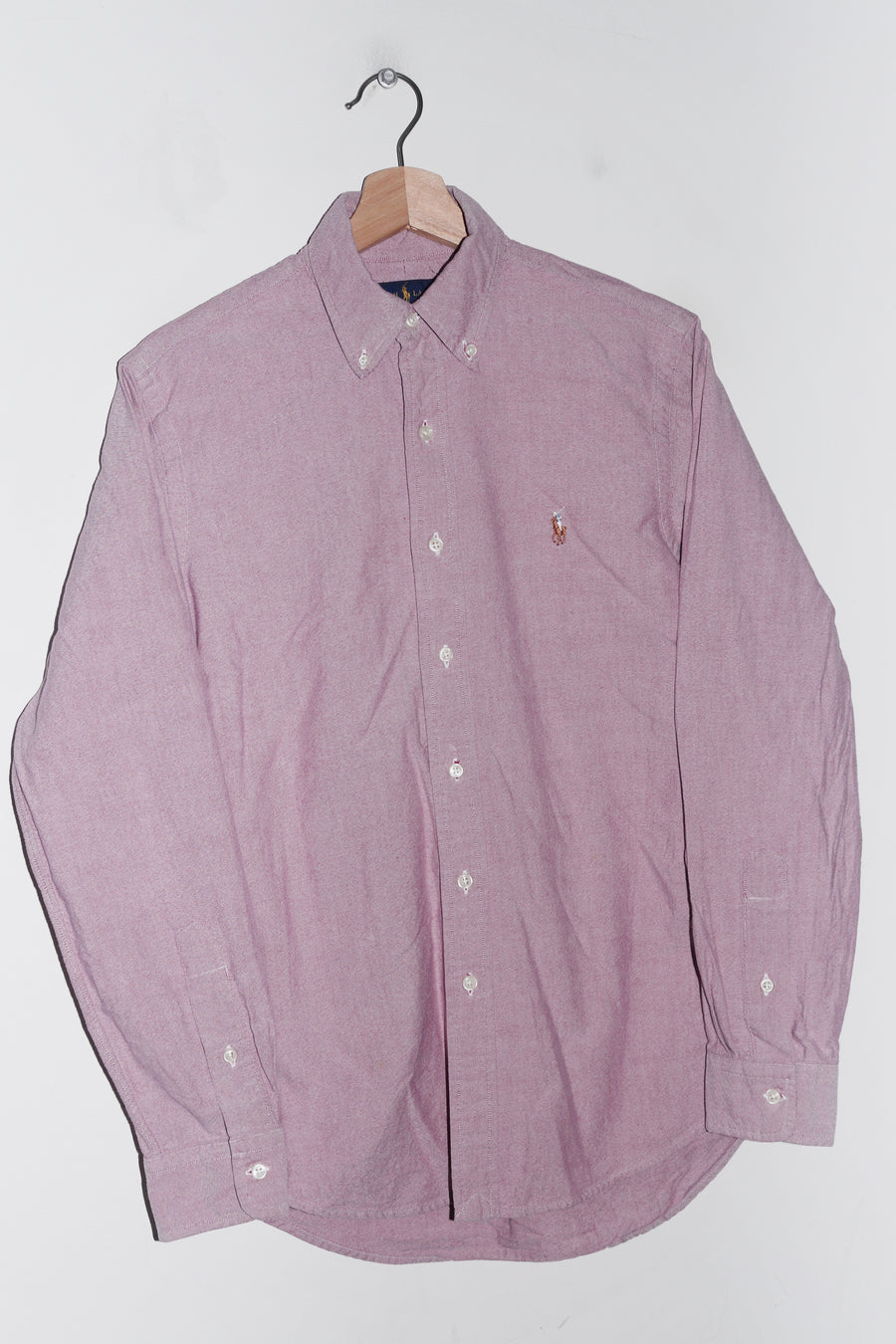 Polo Ralph Lauren Embroidered Logo Thick Button Up Shirt (S-M/M)