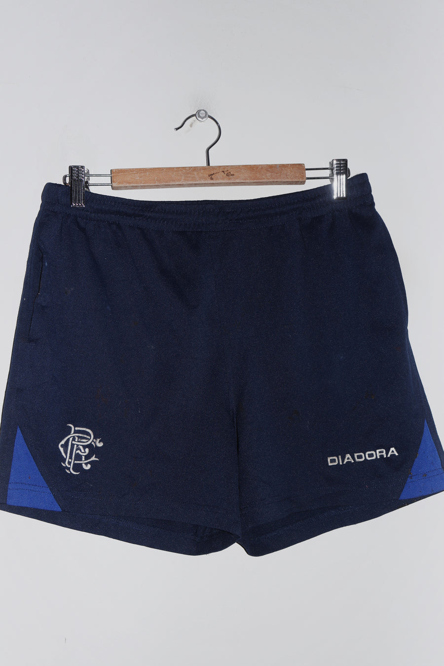 Vintage Diadora Glasgow Rangers Football Kit Shorts (30-32)