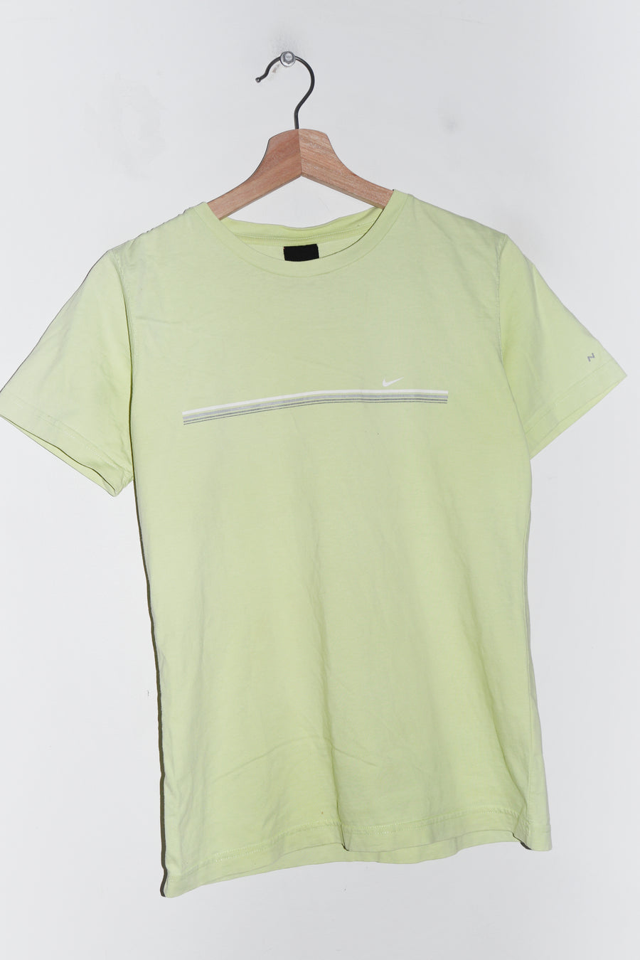 Vintage 90s Nike Mini Swoosh Apple Green Tee (M)