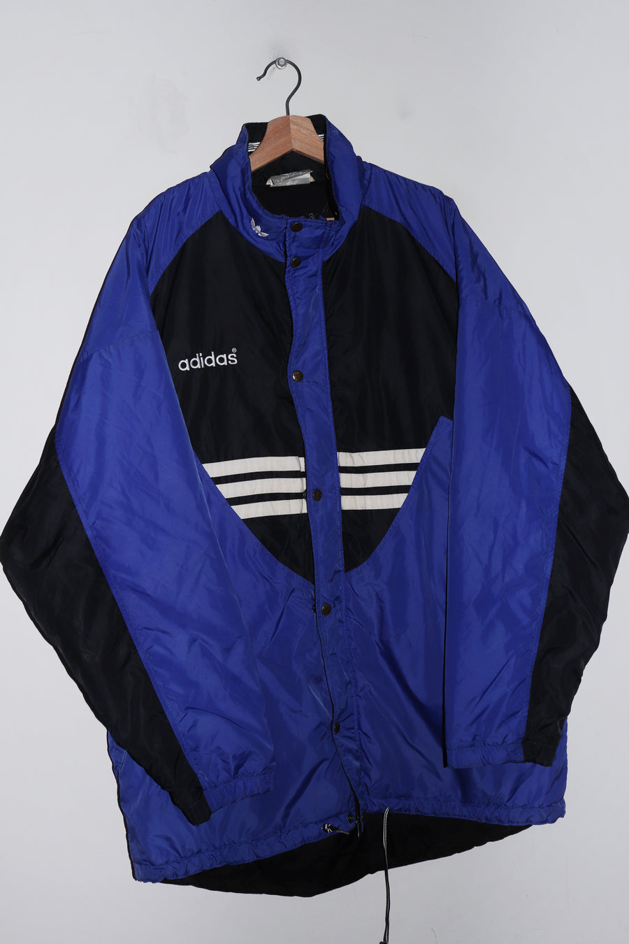 Vintage 90s Adidas Logo Football Thick Padded Outerwear Jacket (XL)